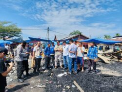 Respon Bencana Kebakaran, Wabup Rasyid Kunjungi Lokasi Kejadian