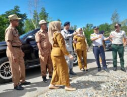 Sekda Konsel Dampingi Kepala Bakamla Tinjau Lahan Pembangunan Kantor SPD