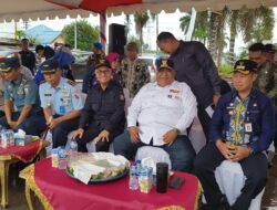 Bupati Surunuddin Bersama Gubernur Sultra Meletakkan Batu Pertama Pembangunan Gerbang Batas Kota