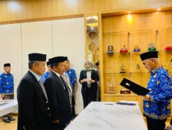 Mantapkan Jajaran Birokrasi, Bupati Surunuddin Lantik Tiga Pejabat Pimpinan Tinggi Pratama
