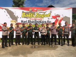 Hari Bhayangkara ke-77, Sinergitas Koramil 1417-12 dan Polsek Soropia Makin Kokoh