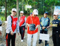 Bupati dan Forkopimda Konsel Lakukan Penanam Pohon di Hutan Kota Andoolo