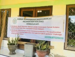 Soal Aksi Forkom Kolono, Taufiq: Ini Hanya Masalah Miskomunikasi