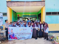 Sukseskan Program Polri Peduli Literasi, Polsek Laonti Gandeng PT GMS Bagikan Buku