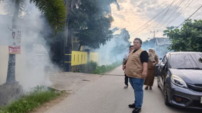 FPRB Sultra Kembali Lakukan Penyemprotan Fogging di Lingkungan Masyarakat