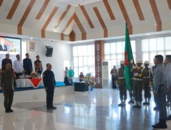 Bupati Konawe Selatan Lantik Ribuan Satlinmas Pengamanan Pemilu 2024