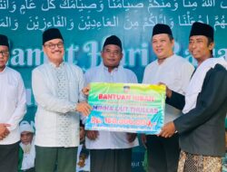 Bupati Surunuddin Serahkan Bantuan Dana Hibah Rp150 Juta untuk Ponpes Minhajut Thullab