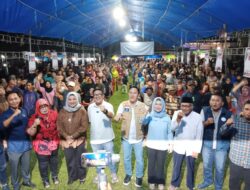 Pasangan Bakal Calon Bupati Konawe Selatan AJP-James Disambut Antusias Ribuan Masyarakat Kecamatan Buke