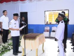 Bupati Konawe Selatan Lantik Dua Kepala Desa Antar Waktu
