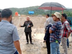 Komisi II DPRD Konsel Tinjau Pembangunan Stone Crusher PT Gunung Moramo Perkasa yang Ditolak Warga