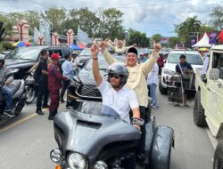 Yudhi-Nirna Daftar di KPU Kendari dengan Dukungan Ribuan Relawan dan Partai Besar