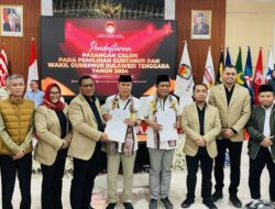 Jadi Paslon Gubernur Pertama yang Pertama Mendaftar, ASR-Hugua Lolos Verifikasi Berkas di KPU Sultra