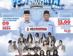 Pesta Rakyat Berkah ASR-Hugua di Kendari Akan Dimeriahkan Artis Nasional
