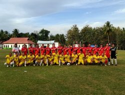 Bupati Irham Kalenggo Buka Open Turnamen Sepak Bola Iksan Hidayat 79 Cup I di Palangga Selatan