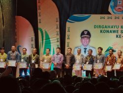 Bupati Konsel Apresiasi Investor Peduli Masyarakat, PT Ifishdeco dan PT HNC Terima Penghargaan